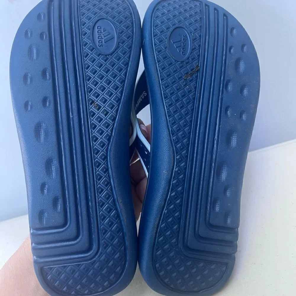 Adidas Big Kid Flip flops size 3
